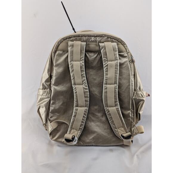 NWT Kipling Seoul Extra Large Metallic 17" Laptop Backpack in Starry Gold - Picture 10 of 10